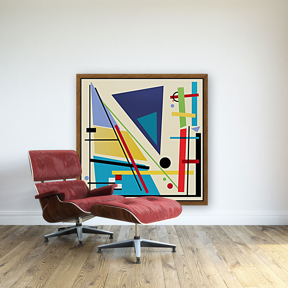 Abstract Composition 619 Reproduction
