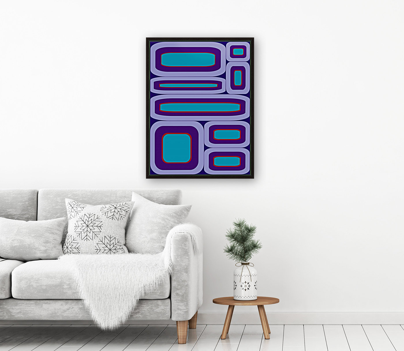 Abstract Composition 614 Reproduction