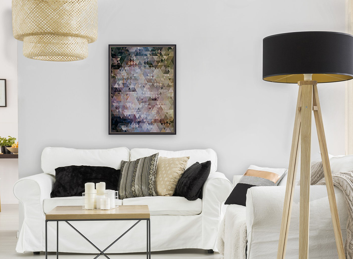 Abstract Composition 578 Reproduction