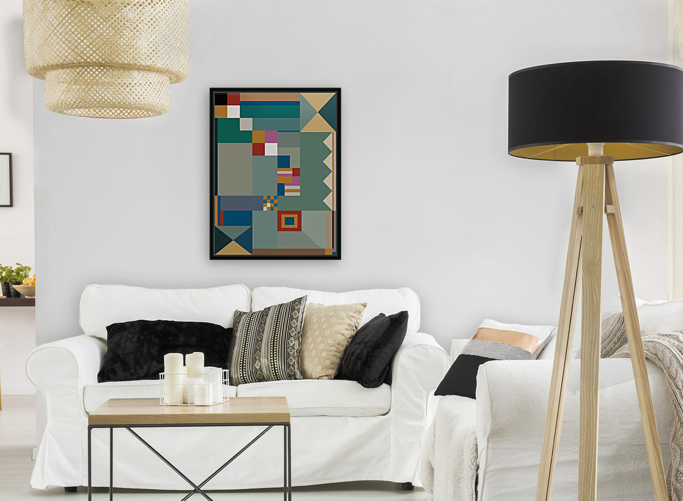 Abstract Composition 523 Reproduction
