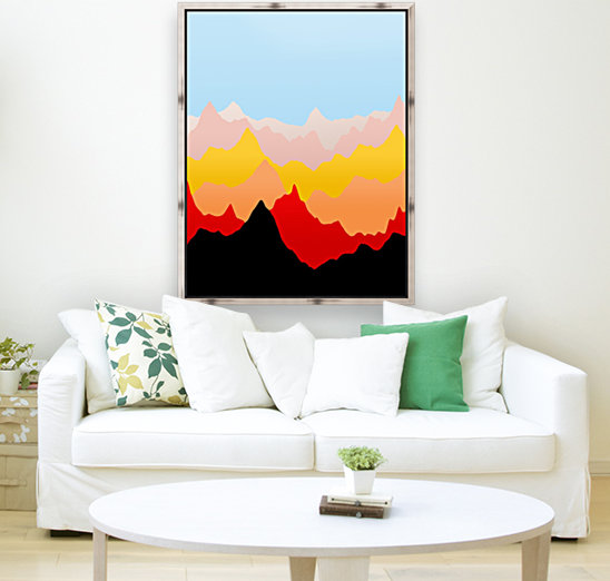Colorful Mountains 3 Reproduction