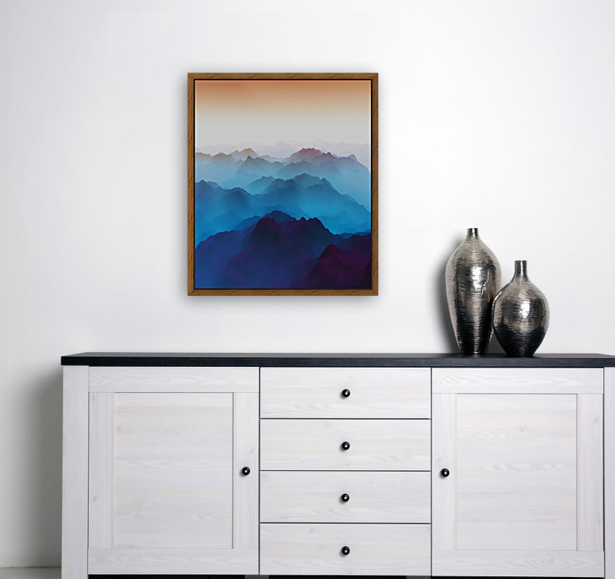Bluish Mountains 2 Reproduction