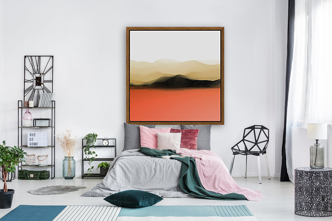 Mountainous landscape 8 Reproduction