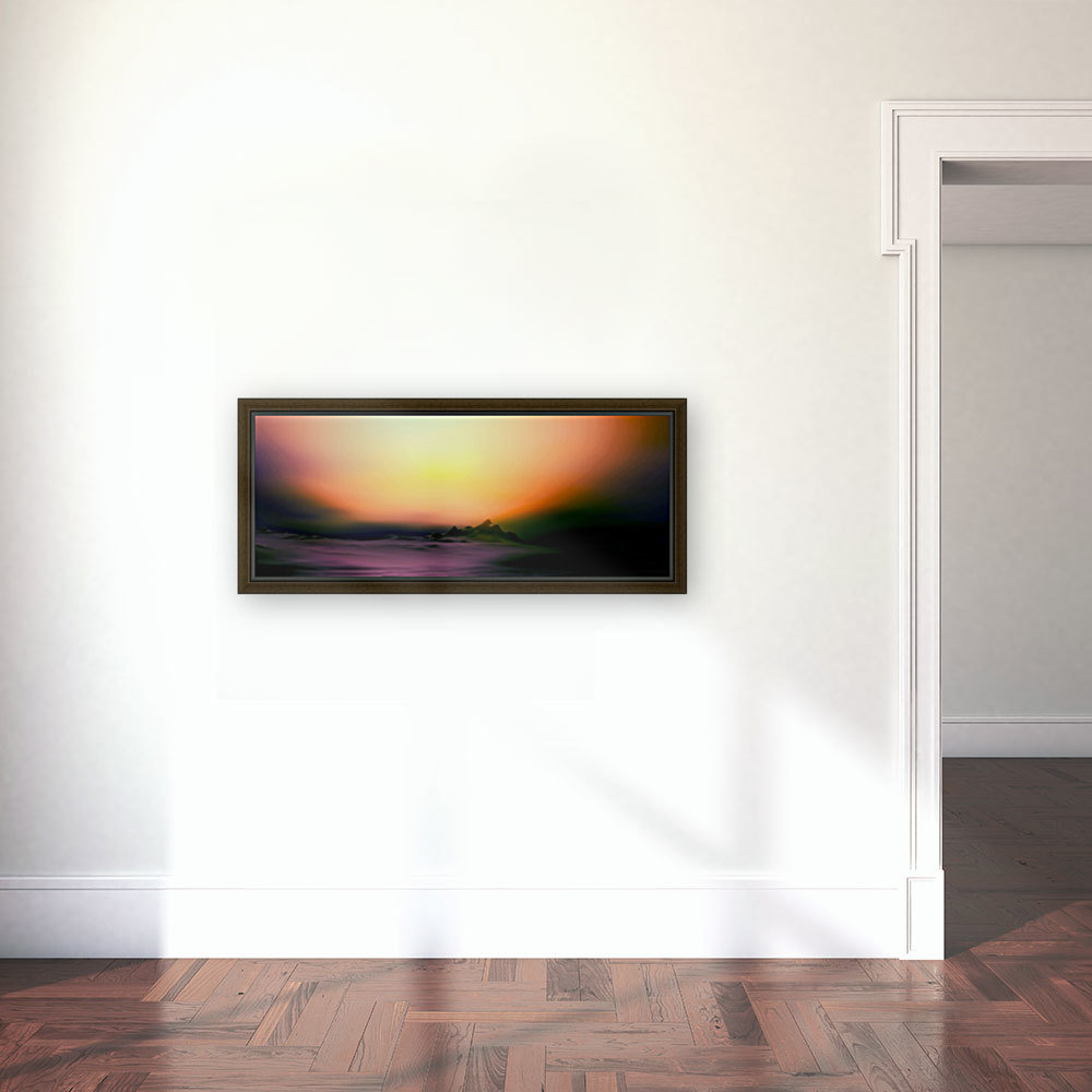 Reddish Landscape Reproduction