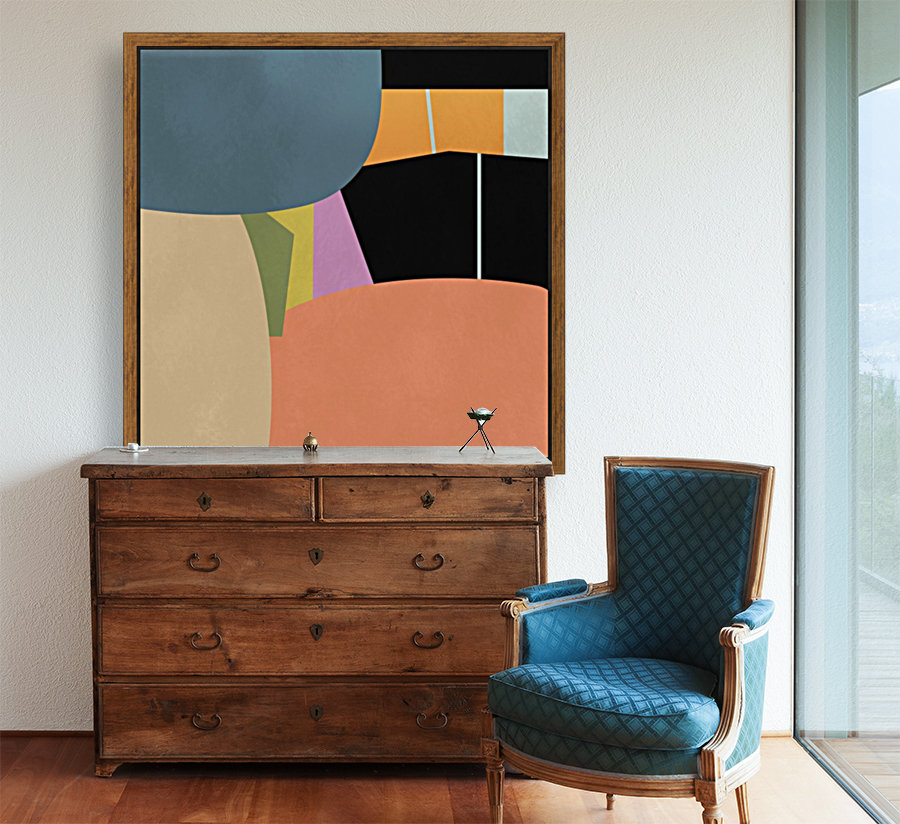 Abstract Composition 777 Reproduction