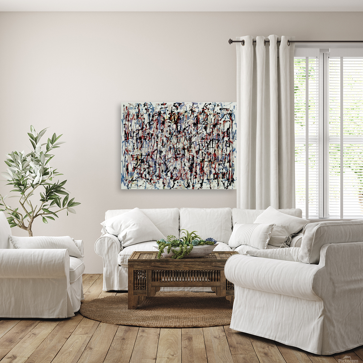 Pollock Wink Reproduction