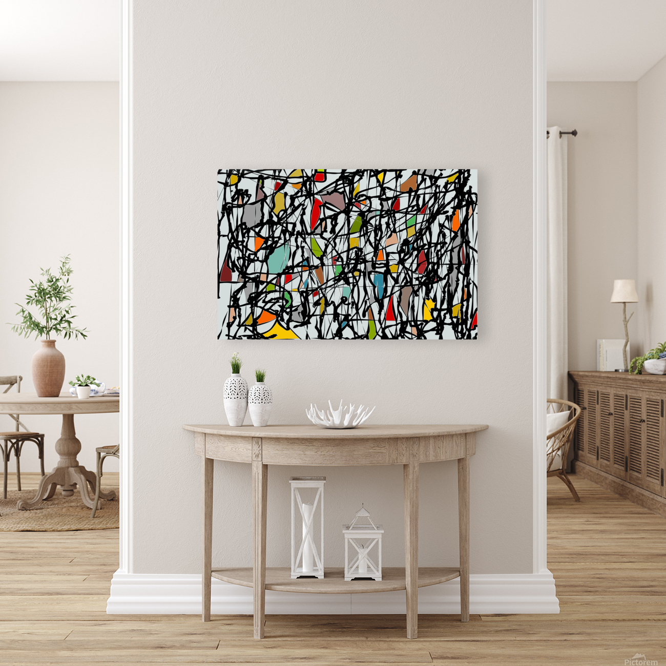 Pollock Wink Reproduction