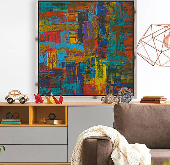 Abstract Composition 737 Reproduction