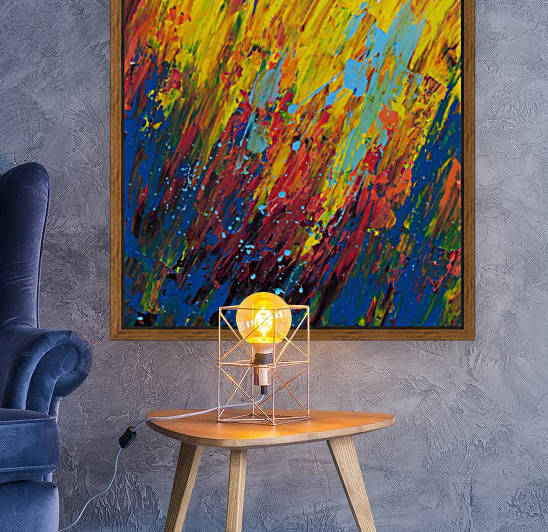 Abstract Composition 734 Reproduction