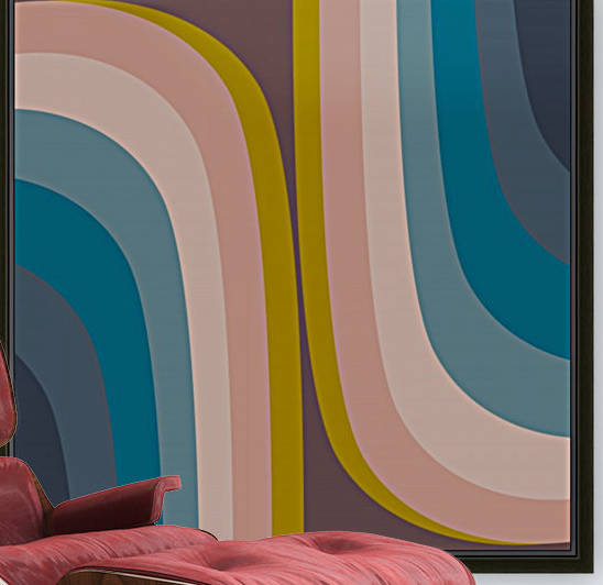 Abstract Composition 745 Reproduction