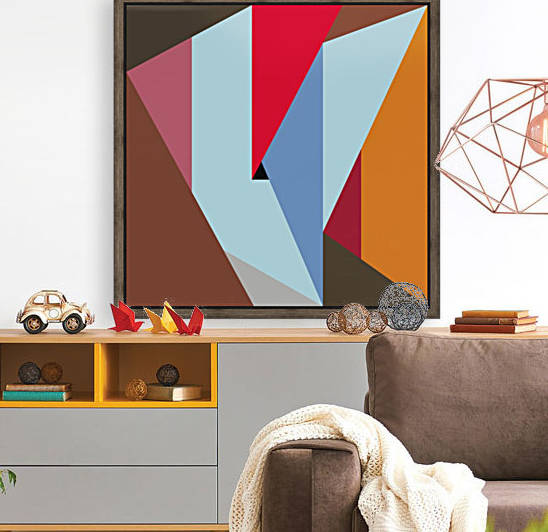 Abstract Composition 676 Reproduction
