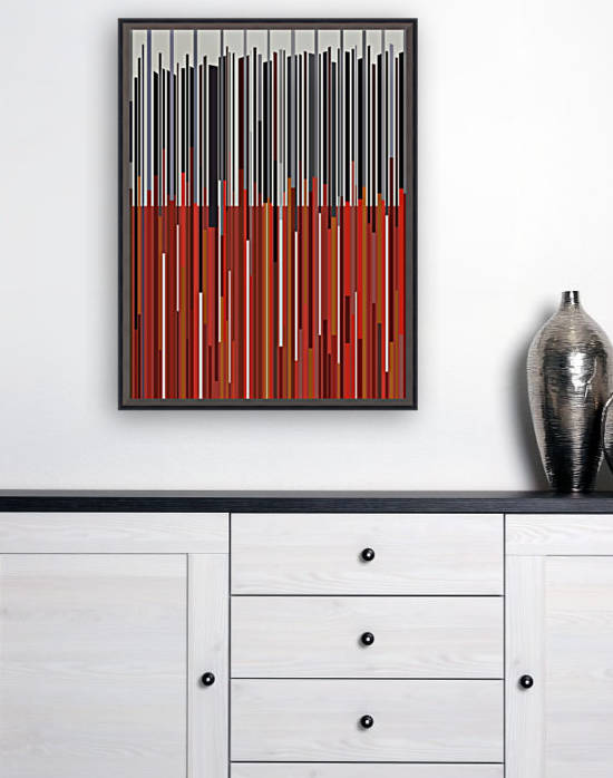Abstract Composition 661 Reproduction