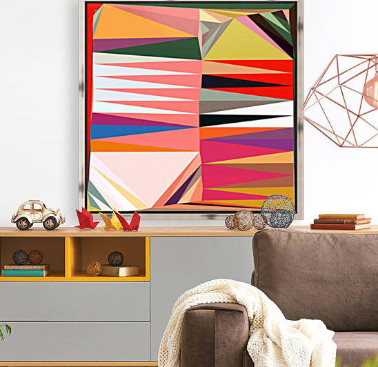 Abstract Composition 638 Reproduction