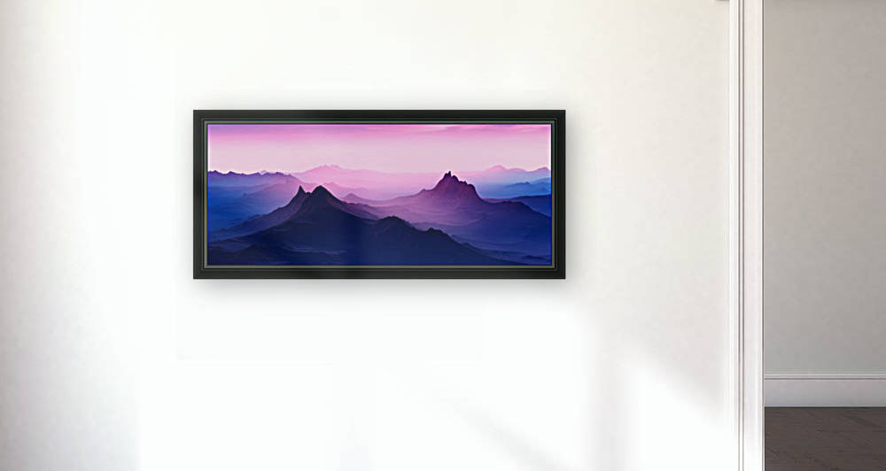 Sunset in the Mountains 2 Reproduction