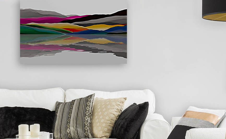 Colorful Mountains Reproduction