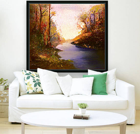 Woods and Creek Reproduction