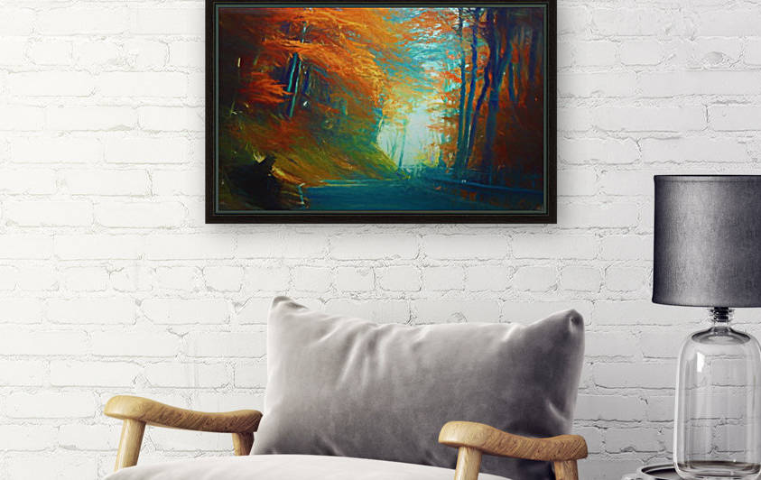 Autumnal Landscape 3 by Angel Estevez