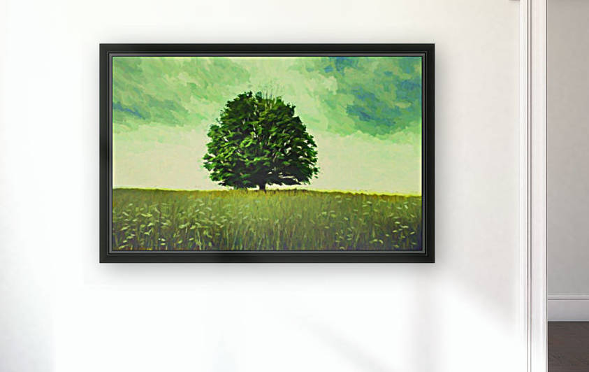 Lonely tree by Angel Estevez
