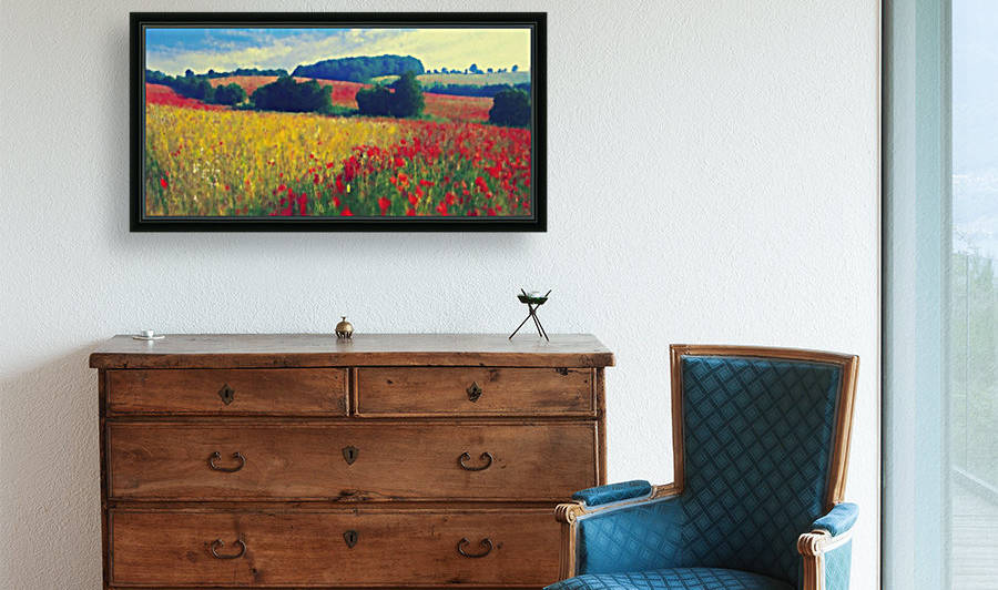 Flowery Field  by Angel Estevez