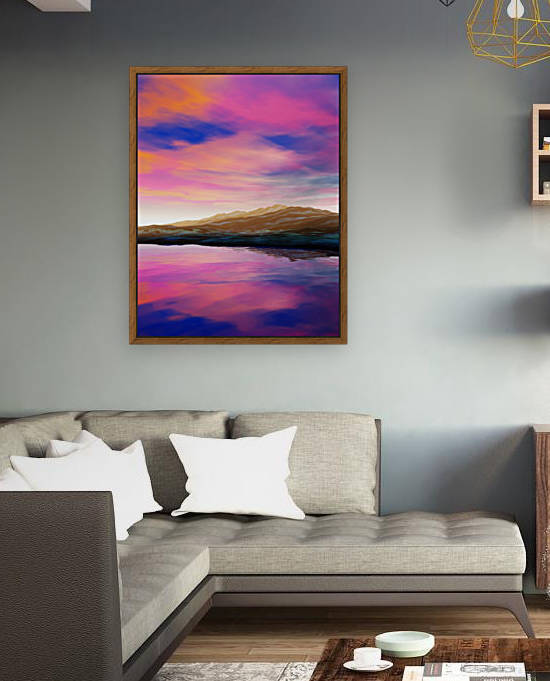 Sunset in the Mountains 17 by Angel Estevez