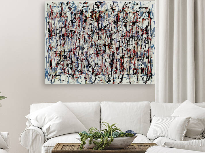 Pollock Wink by Angel Estevez