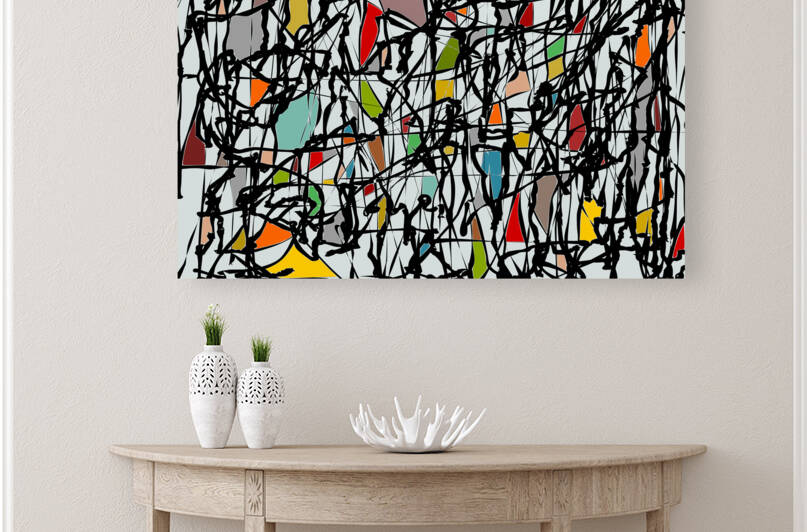 Pollock Wink by Angel Estevez