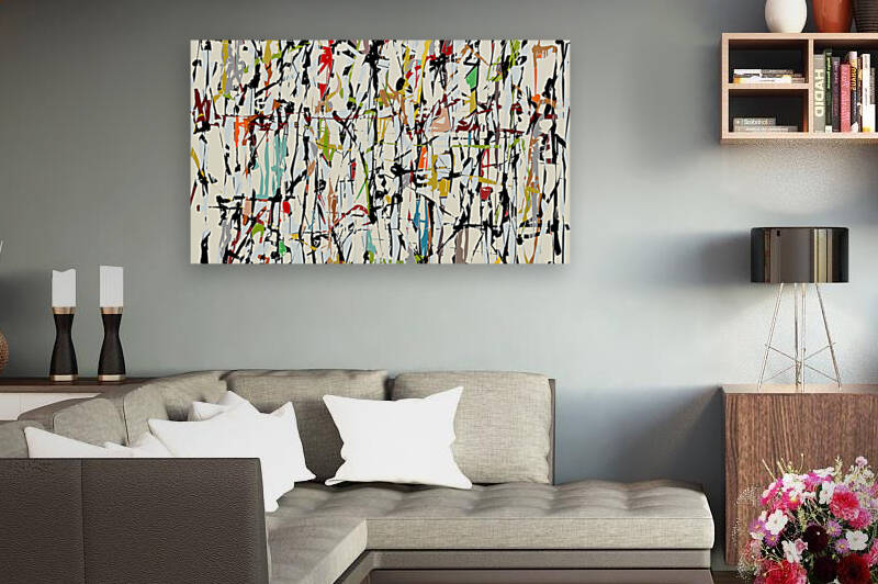 Pollock Wink 2 by Angel Estevez