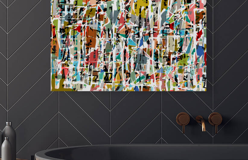 Mixing Colors and Shapes by Angel Estevez