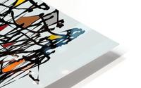 Abstract Composition 718 HD Metal print
