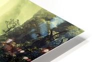 Misty Pond HD Metal print