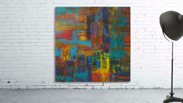 Abstract Composition 737 Wall Preview