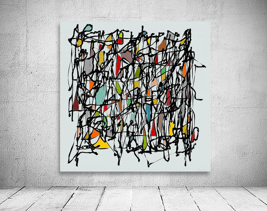 Abstract Composition 718 Wall Preview