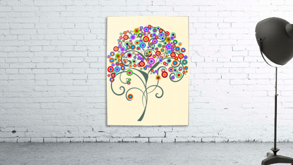 Cororful Tree Wall Preview