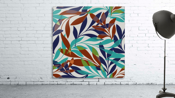 Tropical Foliage Wall Preview