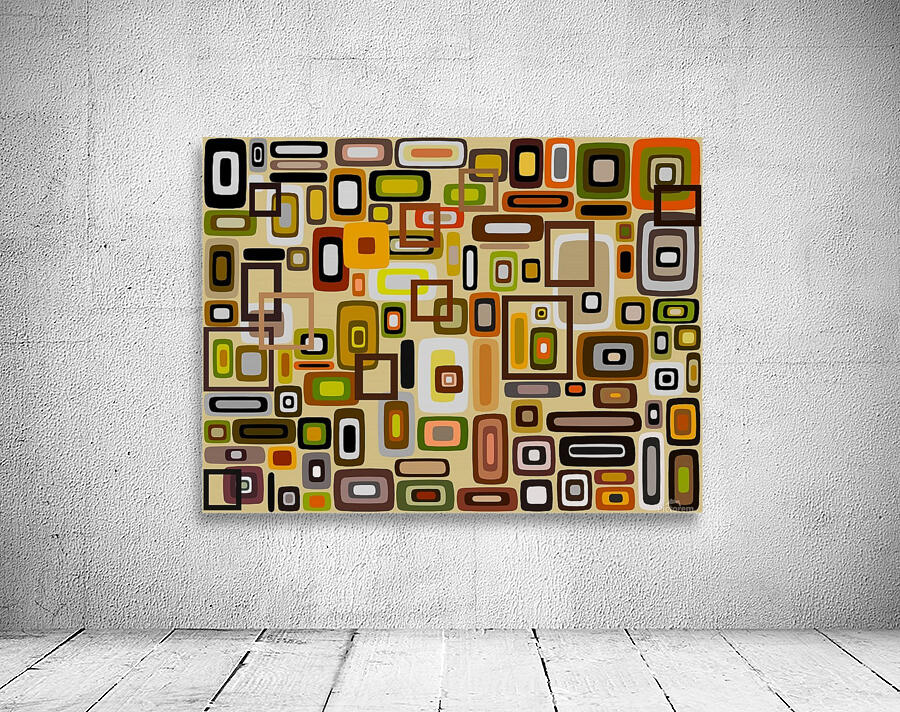 Abstract Composition 663 Wall Preview