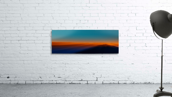 Sunset in the Mountains Wall Preview