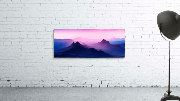 Sunset in the Mountains 2 Wall Preview