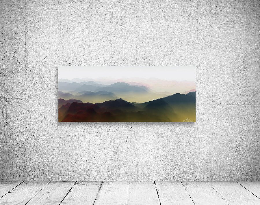 Mountainous Landscape 4 Wall Preview