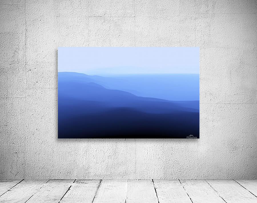 Bluish Landscape Wall Preview