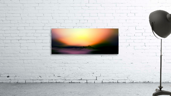 Reddish Landscape Wall Preview