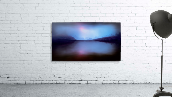 Bluish Landscape 2 Wall Preview