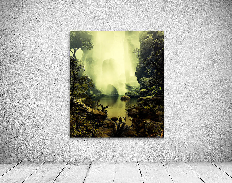 Misty Pond Wall Preview