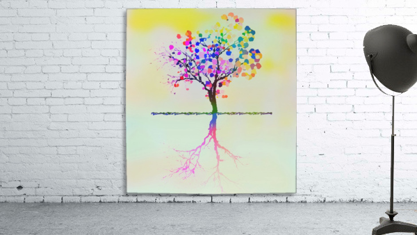 Colorful Tree 2 Wall Preview