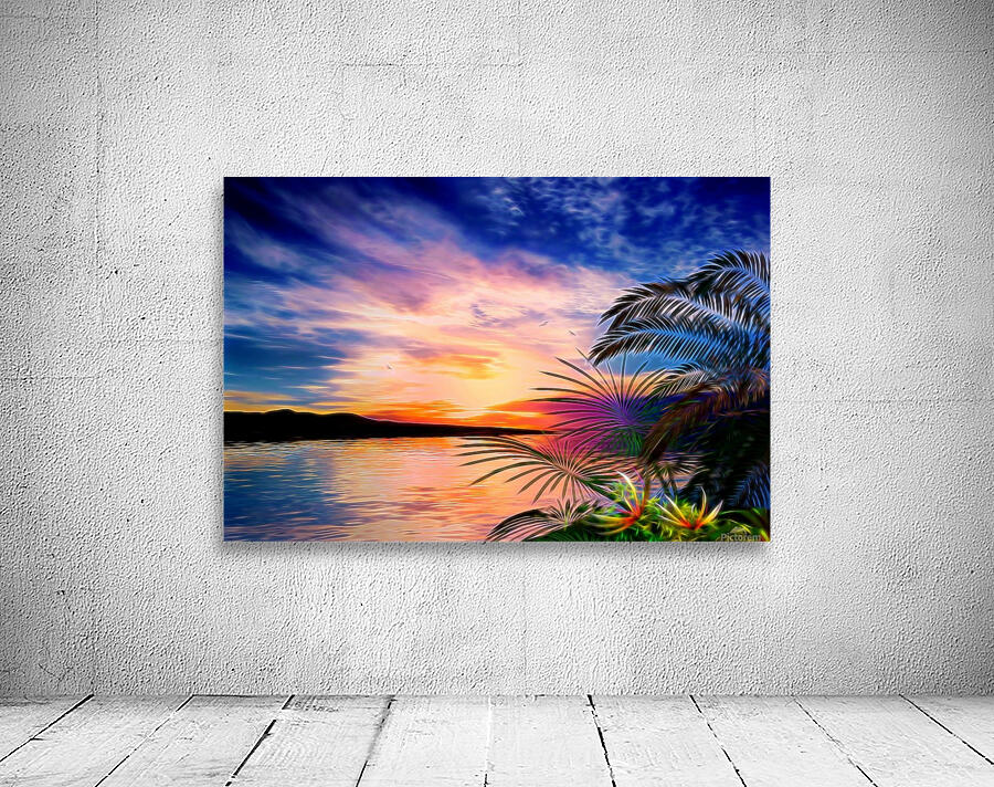Tropical Landscape Wall Preview