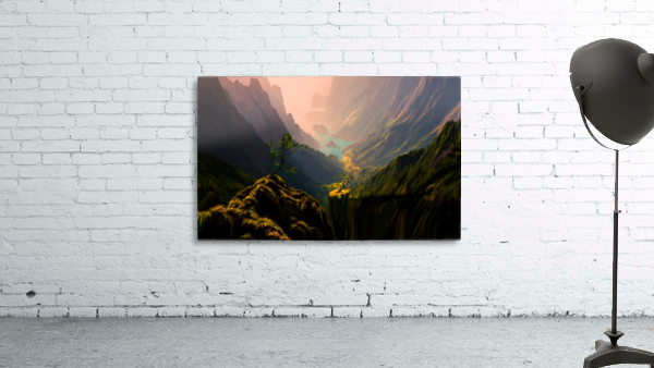 Green Canyons Wall Preview