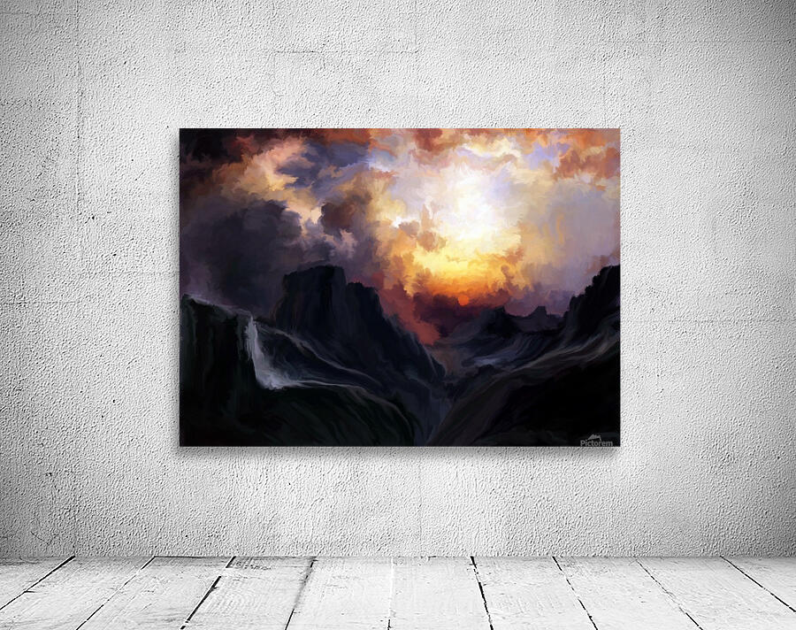 Dark Mountains Wall Preview