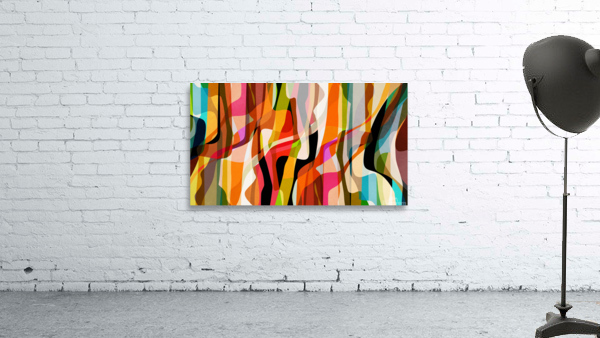 Winding Shapes Wall Preview