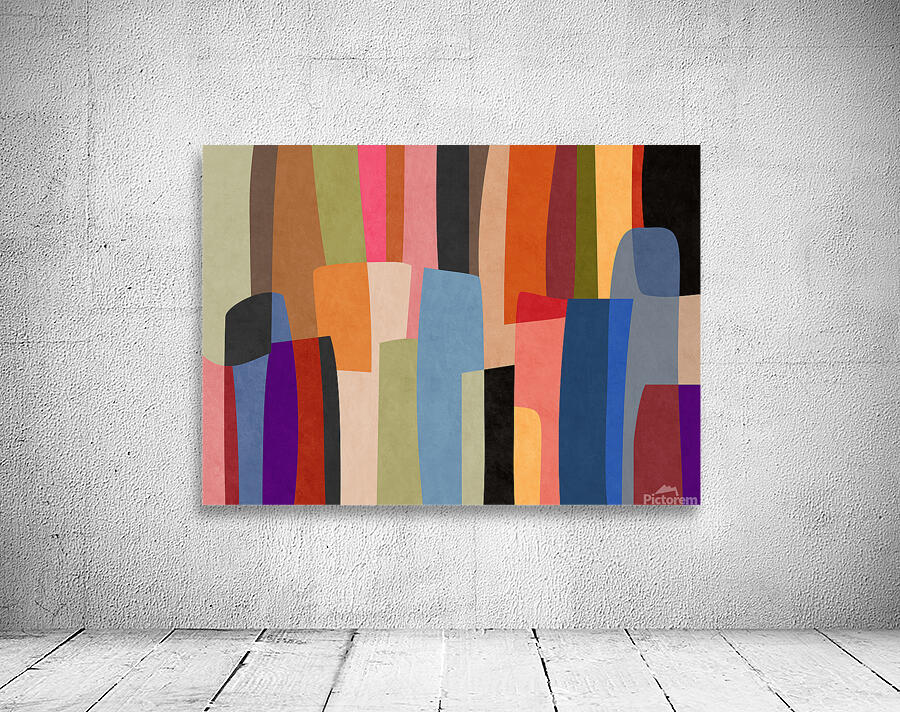 Colored Pieces Wall Preview