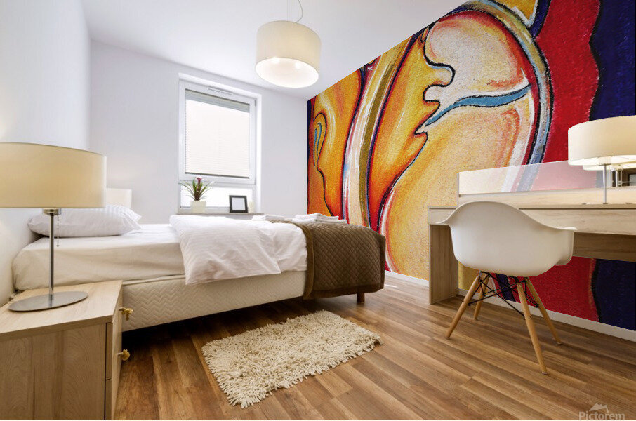 L ART Mural print