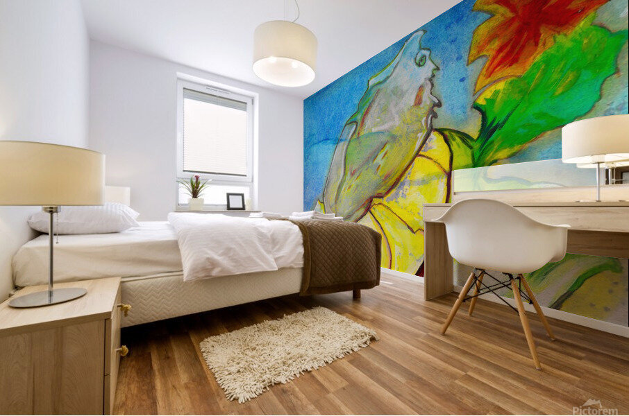 LE CROQUEUR D ETOILES  Mural print